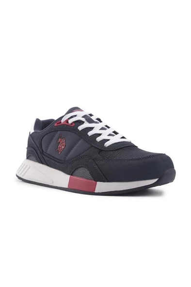 U.S Polo Assn. LEMAR 4FX 101501899 Erkek Yürüyüş ve Koşu Ayakkabısı Laci Kırmızı Beyaz 40-45