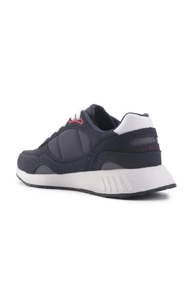 U.S Polo Assn. LEMAR 4FX 101501899 Erkek Yürüyüş ve Koşu Ayakkabısı Laci Kırmızı Beyaz 40-45 - Resim 3