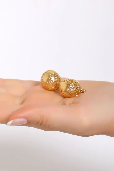 Çelik Küpe Gold1 - 18344.1815. - 4