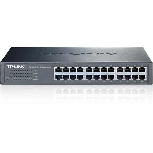 TP-LINK TL-SG1024D, 24-Port 10/100/1000Mbps Tak ve Kullan % 40 Enerji Tasarruflu Gigabit Switch