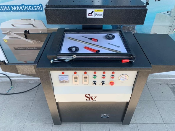 Sönmez Vakum Karton Üzeri Musluk Oyuncak Gümüş Paketleme Makinesi Skinpack Vakum Makinası - 7