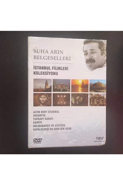 Suha Arın Belgeselleri. İstanbul Filmleri Koleksiyonu 6 adet DVD