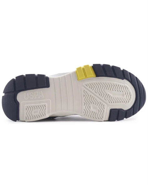 U.s. Polo Assn. Vincent 4Fx Erkek Gri-Mavi-Sarı Sneaker Ayakkabı - 4