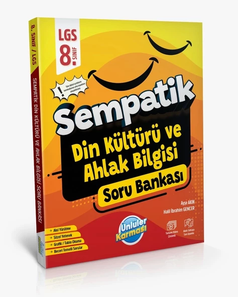 Ünlüler Karması 8. Sınıf Sempatik Tüm Dersler Soru Bankası Seti 6 Kitap - 2