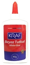 KRAF YAPIŞTIRICI BEYAZ TUTKAL   40g 775G-24 ADET - 1