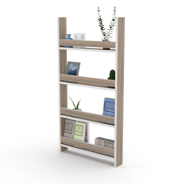 Kenzlife kitaplık fernur 120*060*10 crd duvar rafı