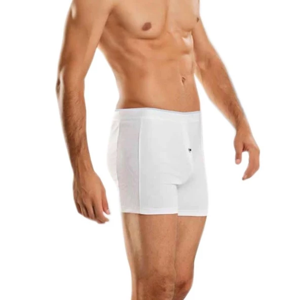 Berrak 1059 Likralı Düğmeli Erkek Boxer Şort - 2
