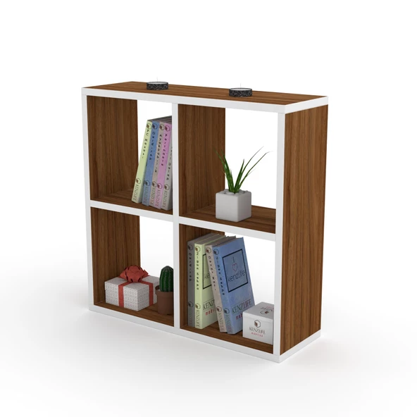 Kenzlife kitaplık gülbin 060*060*20 cvz duvar rafı ürün görseli 1