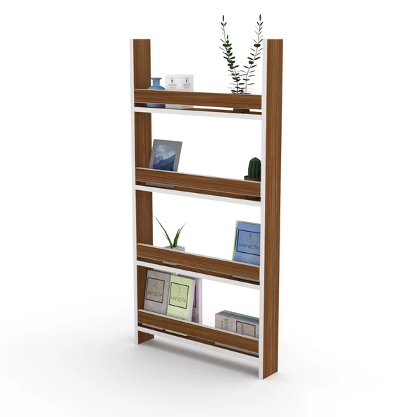 Kenzlife kitaplık fernur 120*060*10 cvz duvar rafı