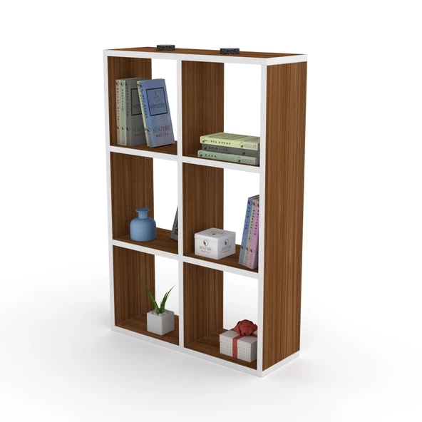 Kenzlife kitaplık güher 090*060*20 cvz duvar rafı ürün görseli 1