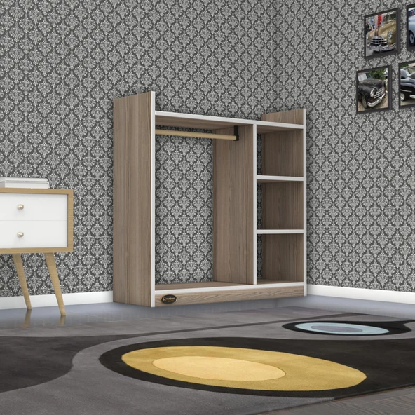 Kenzlife giysi dolabı turabi 090*090*30 crd - Resim 3