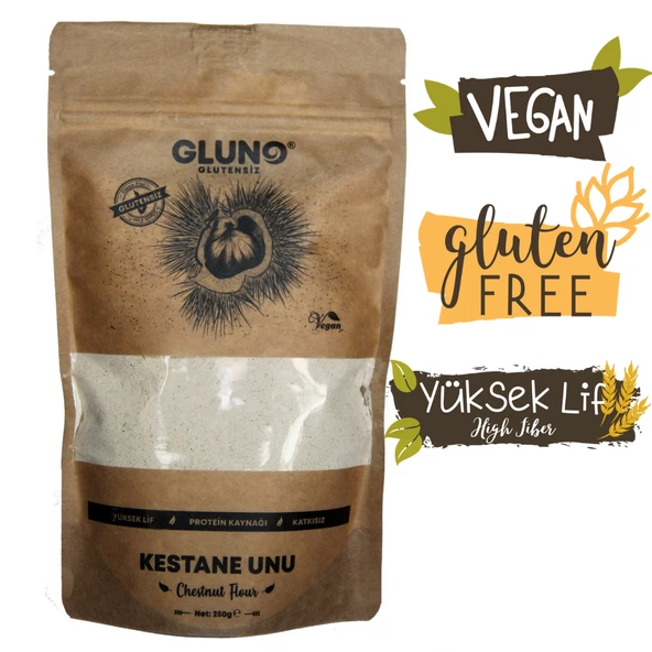 GLUNO GLUTENSİZ KESTANE UNU 250 GR