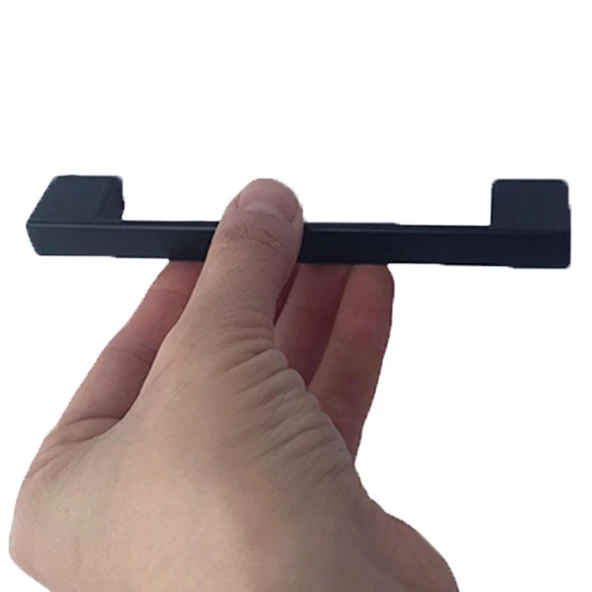 4 Adet Marmara Kulp 128 mm Siyah Mutfak Kulpu Çekmece Dolap Kapak Kulbu Metal  Mobilya Dolabı Kulpları - 3