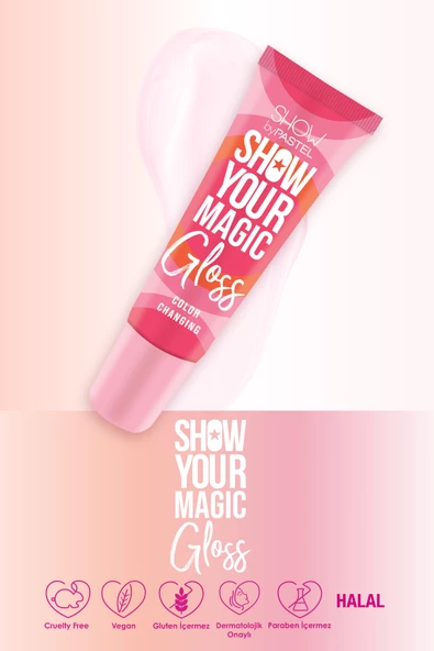 Show Your Magic Gloss Color Changing - Renk Değiştiren Dudak Parlatıcısı - 8