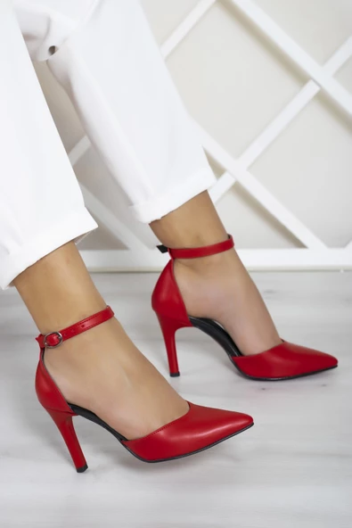 Erkan Saçmacı Sindy Kırmızı Vegan Stiletto - 2