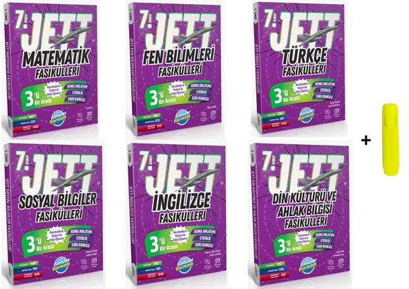 Ünlüler Karması 7. Sınıf Jett Tüm Dersler Fasikülleri Anlatım Soru Etkinlik - 1