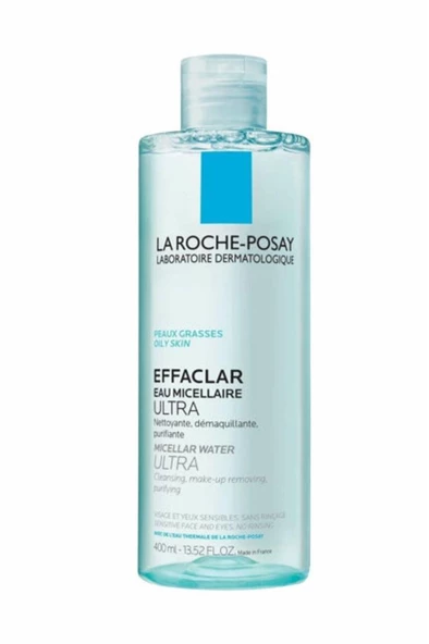 La Roche Posay Effaclar Ultra Eau Micellaire 400 ml - Yağlı Ciltler için Misel Su Ultra