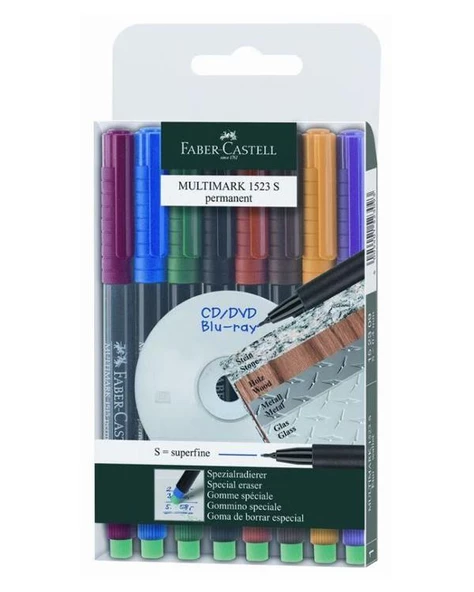 Faber Castell Permanent S 8li Takım 04mm 152309