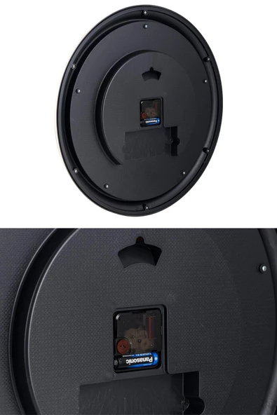 KABARTMA RAKAM DUVAR SAATİ 46 CM - Resim 5