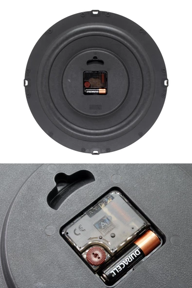 ROMA RAKAM BEJ ZEMİNLİ BOMBELİ DUVAR SAATİ 35 CM - 5