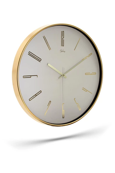 GOLD BEJ KADRAN RAKAMLI DUVAR SAATİ 43 CM - 4