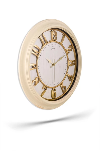 KABARTMA RAKAM DUVAR SAATİ 46 CM - Resim 4