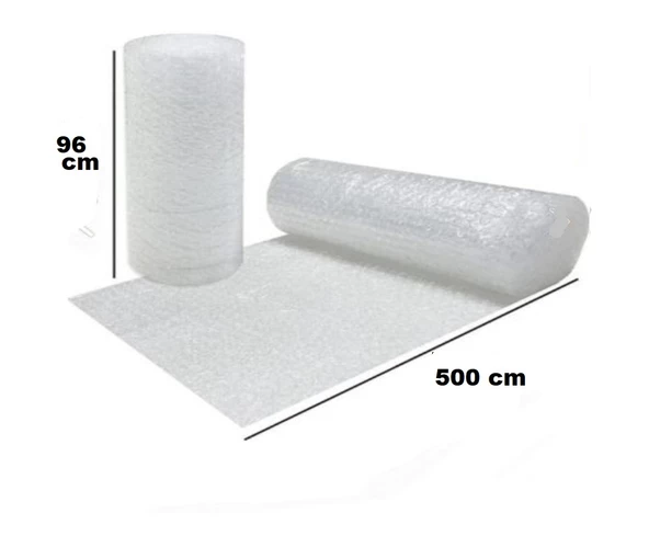 Balonlu Naylon Sargı  96cm Genişlikte 5 Metre Uzunlukta Havalı Eşya Koruma Ambalaj Pat Pat - 4