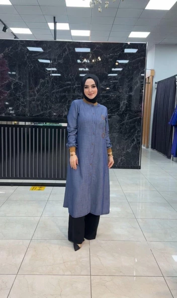 Merve Tunik Kot Mavi - 2
