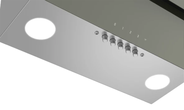 Beko BDE 6050 G Gri Duvar Tipi Davlumbaz - Resim 3