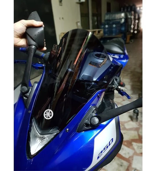Yamaha Yzf R 25 Ön Siperlik Camı Füme Renk Biadil Marka 2014/2017 Uyumlu _Supermoto