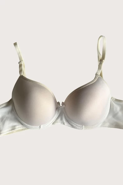 Shopidik  Mikro Kumaş İçi Boş Balenli Günlük Tek Desteksiz Sütyen - 4
