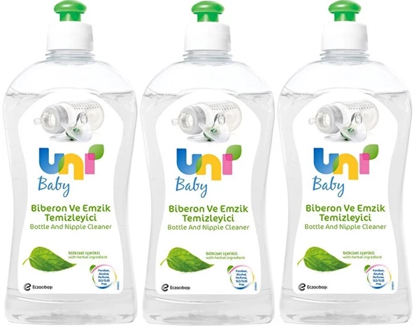 Uni Baby Biberon ve Emzik Temizleyici 500ML (3 Lü Set)