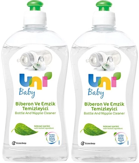 Uni Baby Biberon ve Emzik Temizleyici 500ML (2 Li Set)