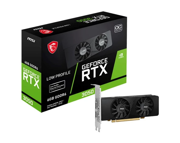 MSI GEFORCE RTX 3050 LP 6G OC GDDR6 96BIT DX12