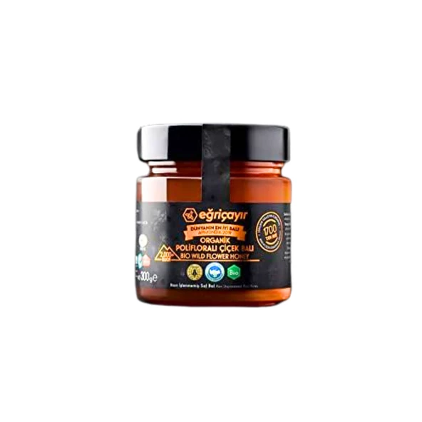 Eğriçayır Organik Polifloralı(Çok Çiçekli) Bal 300 gr - 2