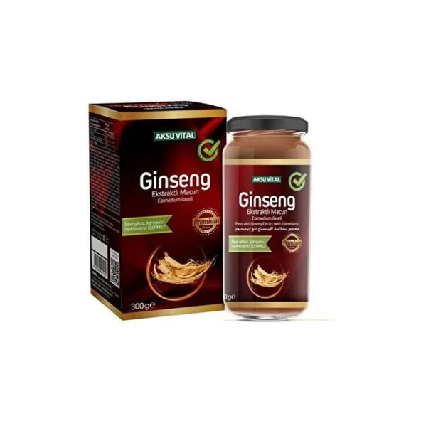 Aksu Vital Ginseng Extratlı Macun 300 gr - 1