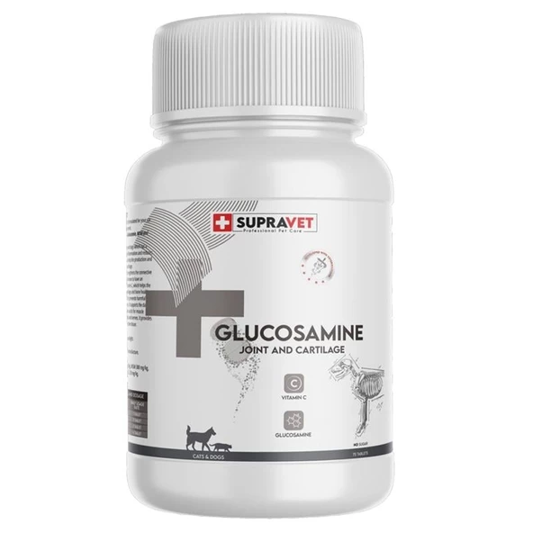 Supravet Glucosamine Kedi Ve Köpek Eklem Sağlığı Güçlendirici Glukozamin Tablet + Vitamin C 75 Tablet - 5