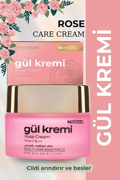 Greenlabel Gül Yağı Özlü Krem 30 Ml.