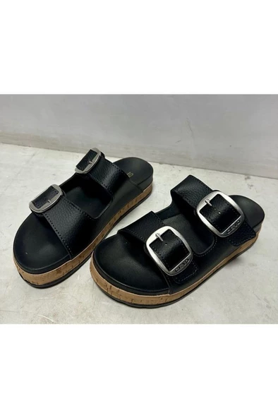 Ceyo 9960-12 Anatomik Taban Kadın Terlik Siyah 36-40 - Resim 4