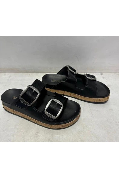 Ceyo 9960-12 Anatomik Taban Kadın Terlik Siyah 36-40 - Resim 3