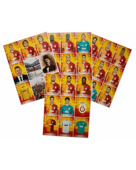 The Giants Galatasaray Dev Poster ve Çıkartma Seti - 3