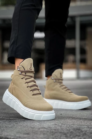 Yüksek Taban Bot 104 Vizon Süet - Resim 3