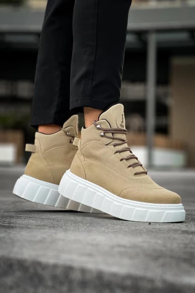 Yüksek Taban Bot 104 Vizon Süet - Resim 5