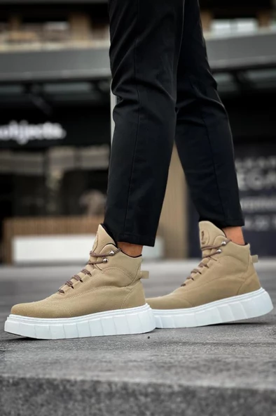 Yüksek Taban Bot 104 Vizon Süet - Resim 2