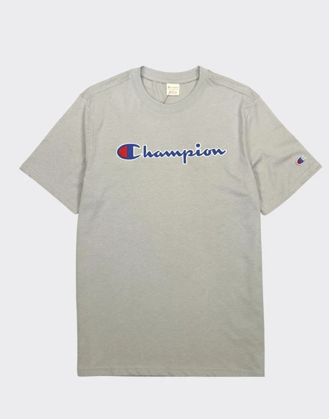 Champion Regular Fit Tişört Gri