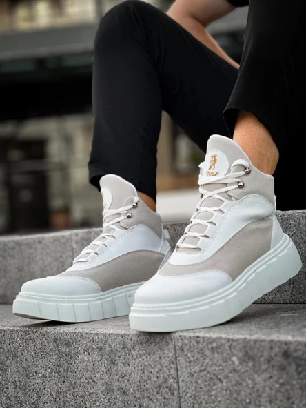 Yüksek Taban Bot 104 Beyaz - 5