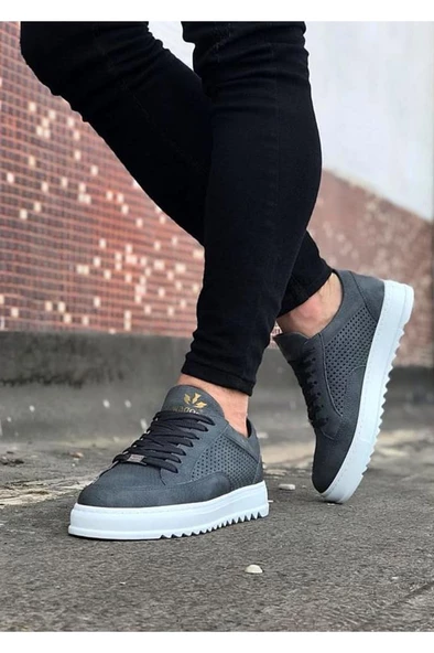 WG505 Gri Erkek Günlük Ayakkabı - Resim 3
