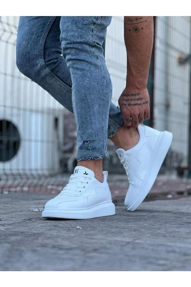 WG301 Beyaz Erkek Casual Ayakkabı - Resim 3