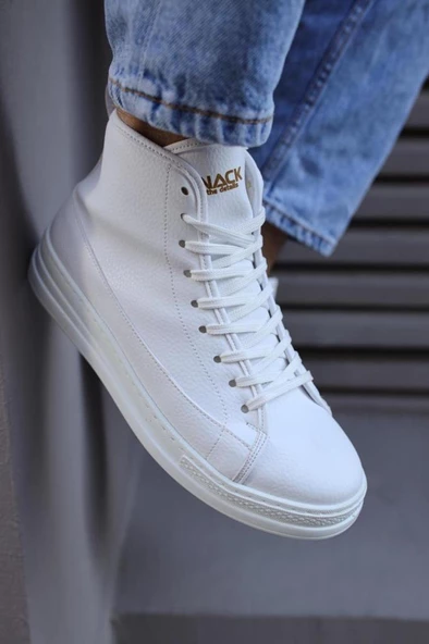 Yüksek Taban Ayakkabı C-030 Beyaz - 2