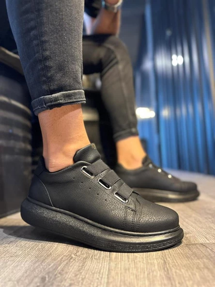 Sneakers Ayakkabı 889 Siyah (Siyah Taban)